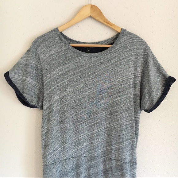 J. Crew Ruched Knit Sweatshirt Dress - Picture 3 of 5